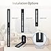 C YECEN Sound Bar Mounts Under TV or Above TV, Soundbar Mount Hold Up to 22Lbs, with Detachable Extension Arms and L-Brackets.