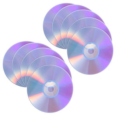 GARVALON Discos CD-r y DVD-r en de Alta Capacidad 10 Unidades para Música y Grabación Telefónica Compatibilidad Uso Multimedia Respaldo de Datos