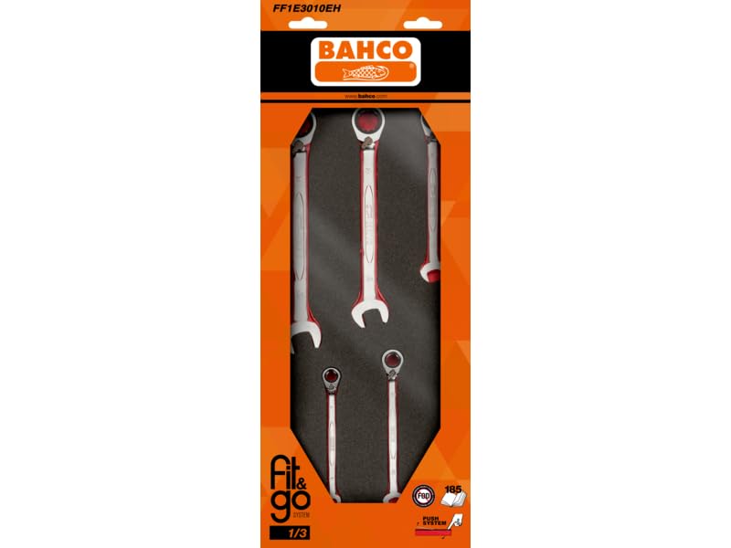 BAHCO 1Rm Gear Wrench 5 pièces pour l'entretien de votre moto
