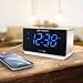 Emerson Radio ER100112 Smartset Alarm Clock Radio with Bluetooth Speaker, USB Charging, Night Light, 1.4