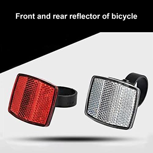 Tobefore Bike Front And Rear Reflectors Kit Bike Automatic Reflectors Front Rear Warning Light Bike For Handlebar And Seat Post Night Riding Cycling Red And White #TOP4