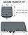 DEXSO Heavy-Duty Travel Trailer RV Cover, Extra-Thick Waterproof & Anti-UV 6 Layers Top Panel, Reinforced Windproof Camper Cover, Fits 21'-24' Motorhome, Breathable with 2 Straps & 4 Tire Covers