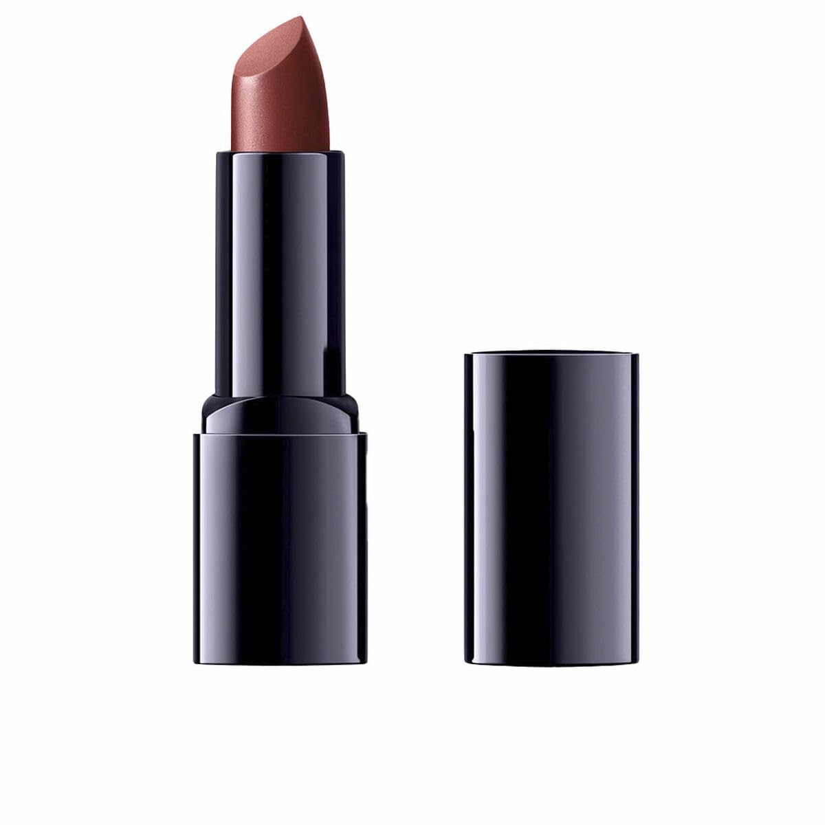 Dr Hauschka Lipsticks 10 Dahlia, Medium Brick Red, Creamy, Opaque, Matte, Natural, Mineral Pigments, Hydrate and Emphasize, 0.14 oz.