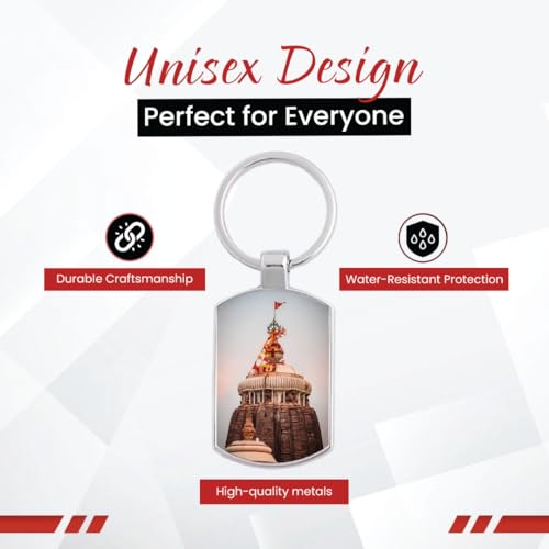 Image of Stylish Metal Keychains with Permanent Glossy Print - Inspirational Quotes & Spiritual Designs - Perfect Key chains for loved ones, Personal Use, Gifts & Return Gifts