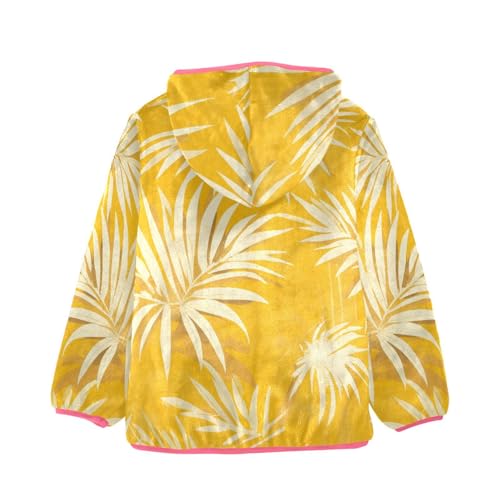 GuoChe Penguin Wheat Girls Sherpa Jacket With Hood2