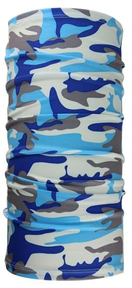 ware-direkt Multifunktionstuch Loop Schal | Sport Outdoor Motorrad | Damen Herren | Schlauchschal Halstuch | Atmungsaktiv Waschbar Elastisch | Vernähte Saumkanten (Camouflage...