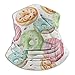 Produktbild shenguang Doughnuts Hand Drawn Yummy Tasty Outdoor Headwear Superfine Fiber Nackenwärmer Comfortable Halsmanschette Wärmeres Gesicht halb Wärmeres Gesicht halb for Cold Weather Winter Outdoor Sports