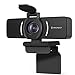 Produktbild Amcrest 1080P Webcam mit Mikrofon und Abdeckung, USB-Kamera, Computer-HD-Streaming-Webkamera für PC und Laptop, Mikrofon, Weitwinkelobjektiv und großem Sensor für überlegenes schwaches Licht (AWC205)