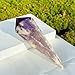 1Pc Natural Amethyst Scepter Raw Stone, 500-900g Amethyst Scepter, Amethyst Cluster Scepter Quartz Crystal Wand, Crafts Home Decoration (500-600g)