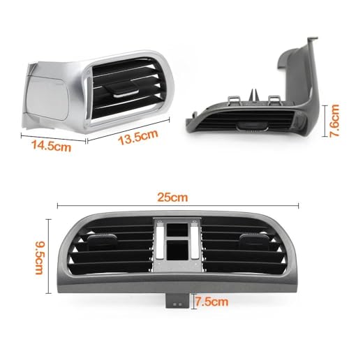 Rejilla de ventilación central para aire acondicionado de Porsche 997 de 2004 a 2012 6