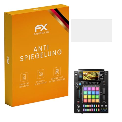 atFoliX Screen Protector compatible with Pioneer DJS-1000 Screen Protection Film, anti-reflective and shock-absorbing FX Protector Film (3X)