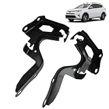 XUKEY 2pcs Hood Hinge Set for Toyota Rav4 2013-2018 Front Left/Right Driver and Passenger Side 534100R070,534200R070,TO1236179,TO1236180,5341042120, 5342042120