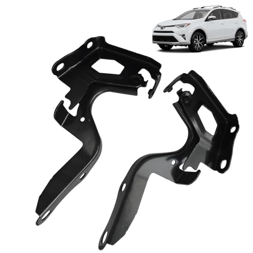XUKEY 2pcs Hood Hinge Set for Toyota Rav4 2013-2018 Front