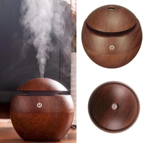 Umidificador de Ar Ultrassônico Usb Difusor de Aroma e Óleo Essencial Elétrico Purificador Aromatiza