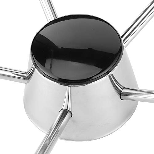 Vijfspaaks wiel, roestvrij staal 5-spaaks stuurwiel Bootstuurwiel Bootaccessoire 13-1/2 inch stuurwiel met schuimrubberen handgreep voor zeilen Varen - Image 4