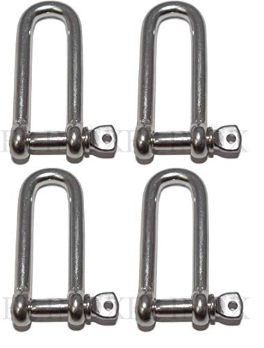 Manille Longue Ø 5mm Libre Longueur 50mm (Lot de 4) INOX A4