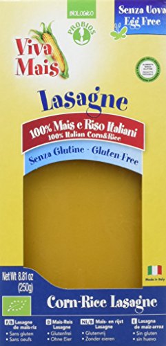 Probios Viva Lasagna de Maíz-Arroz - Paquete de 12 x 250 gr - Total: 3000 gr