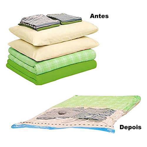 Kit 7 Saco à Vácuo Roupa Edredom Cobertor 70 x 100 cm Western