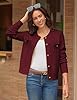 GRACE KARIN Red Cardigan Sweaters for Women Summer... #1
