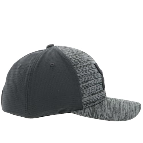 Image of HOOEY Men's Ash Flexfit Fitted Hat (US, Alpha, Small, Medium, Grey)