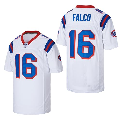 CGUBJI Mens Shane Falco #16 the Replacements Movie Football Jersey Stitched White Size S - image 1