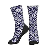 Matériau : chaussettes mi-mollet fabriquées en 95 % polyester avec 5 % élasthanne, douces et confortables, légères et respirantes, élastiques et douces pour la peau.