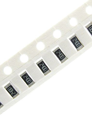 uxcell a14042800ux0255 200 peças 1206 3216 240 Ohm 1/4W SMT Resistores de chip de montagem em superf