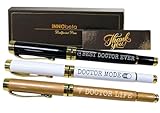 InnoBeta Doctor Gifts, Ballpoint Signature Pen Set of 3, Funny Pen for Office Tools for Doctor, Med School Students
