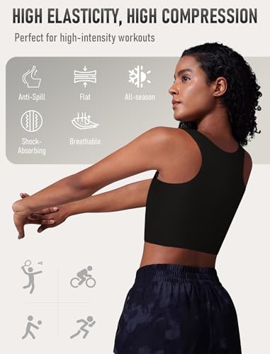 Seamless Chest Binder Women FTM Transgender Wireless Binder Sport Compression Bra Pullover Tank Top3