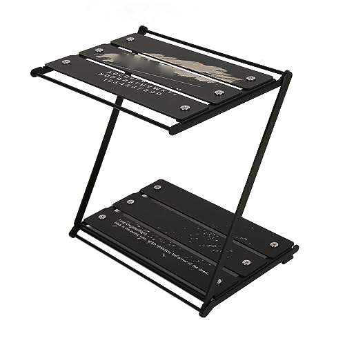 Étagère de table multifonction 2 niveaux avec sac de rangement - 6