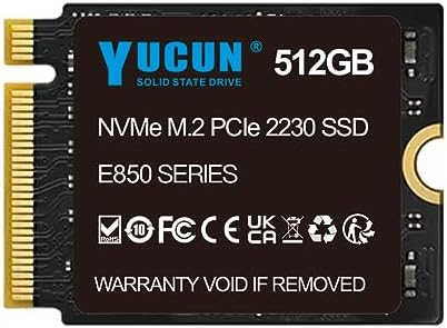 SSD Crucial P310 1TB PCIe Gen4 NVMe M.2 2230 - Jusqu'à 7100Mo/s - Compatible Steam Deck