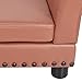 BingoPaw Hundesofa XXL für Große Hunde: Luxus Hundecouch aus atmungsaktivem wasserdichtem Leder - Mordern Haustiersofa mit Rückenlehne orthopädisches Hundekissen und Holzbeinen - Braun 120x74x40cm