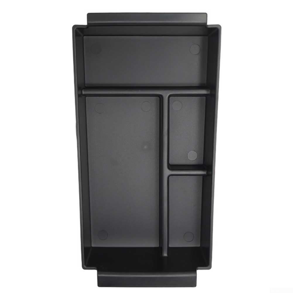 Center Console Armrest Storage Box for Chery for Tiggo 8 PLUS 2025+, Car Interior Organizer Container, ABS Plastic, Black, 24.6x13.2x5.7cm