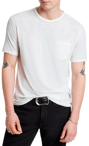 T-Shirt Manches Courtes Homme John Varvatos Bond Col Rond Salz Taille XS Vêtement Chic
