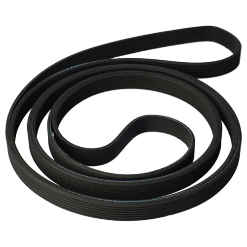 vhbw Courroie d'entraînement compatible avec Faure FDH7332PZ, FDH82200PS, FDH8333PZ, FDH8334PZ, FDP7200PS, FDP7202PZ sèche-linge - 197,1 cm noir