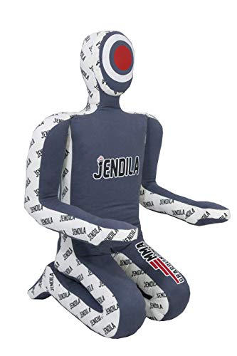 Grappling Dummy MMA Jiu Jitsu – Grappling Wrestling Dummy – Made from Durable Canvas Fabrics – MMA Dummy for Multiple Drills UNFILLED (Gray, 66")