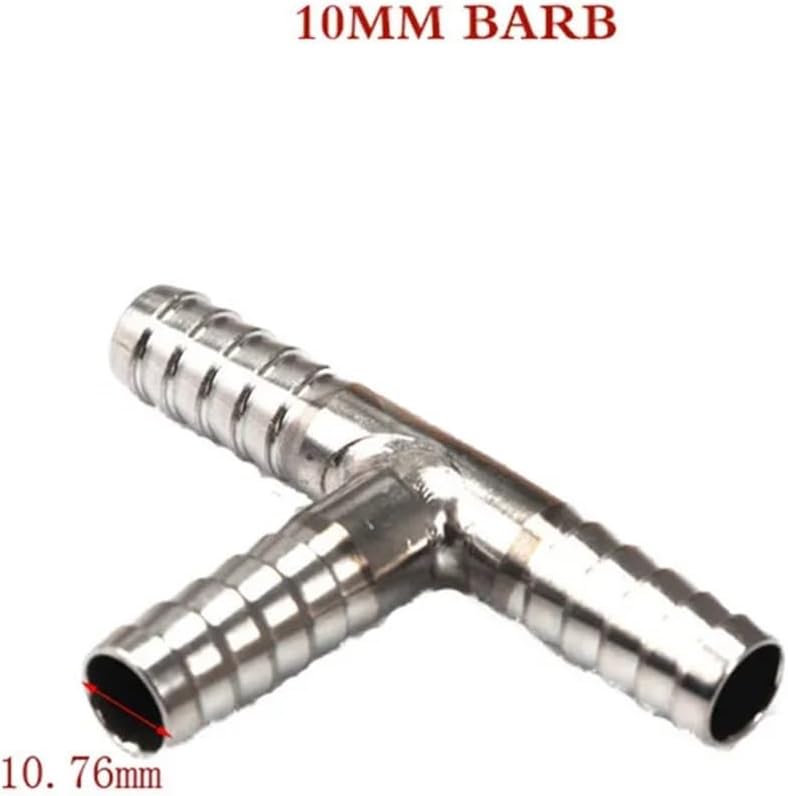 1pc Stainless Tee6/8/10/13MM Barb Fit Beer or Gas Tube/Pipe/Lines(KL04466)