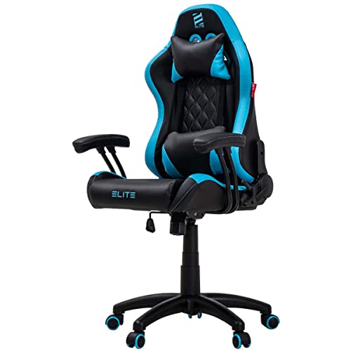 ELITE Pulse Chaise de Jeu pour Enfants - Chaise de Bureau Ergonomique - Chaise de Bureau - Fauteuil de Direction - Fauteuil - Chaise de Jeu Racing - Chaise de Jeu