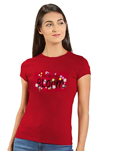 Image of Lyra Women's Cotton Regular Fit T-Shirt