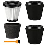 Picture of Replacement Scorpion Handheld Vacuum Cleaner Filter with Brush for Dirt Devil Vacuum Filter Style F117, Fits Dirt Devil Model SD20005RED, SD30025B & BD22025, Compare to Parts AD40117 (3 Pack)