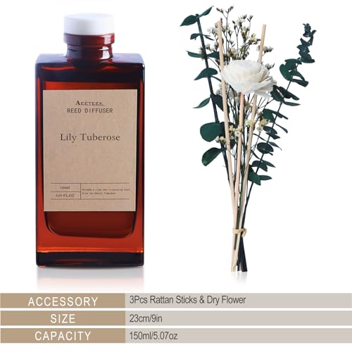 Reed Diffuser Set aceite esencial aroma floral 150ml miniatura 3