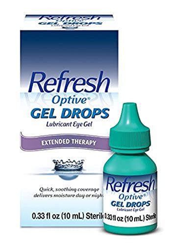 Refresh Optive Gel Drops Lubricant Eye Gel, 0.33 Fl Oz (Pack Of 1) Sterile, Packaging May Vary #TOP2
