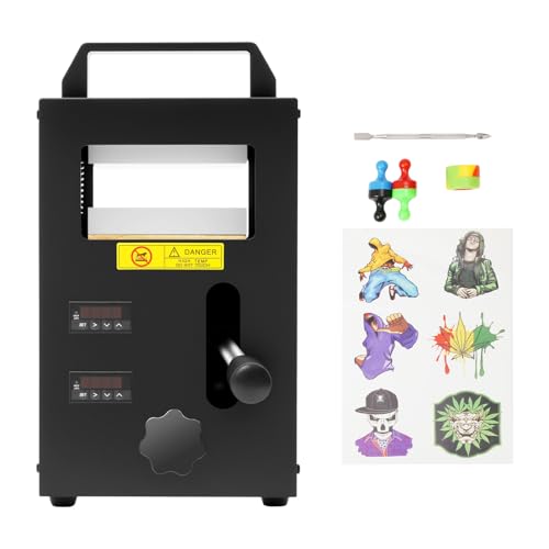 4Ton Hydraulic Heat Press Machine, 800W Portable Press Machine,...