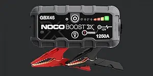 Battery Portable Jump Starter 12 Volt Lead-Acid Batteries 1250 Amp Peak USB Port