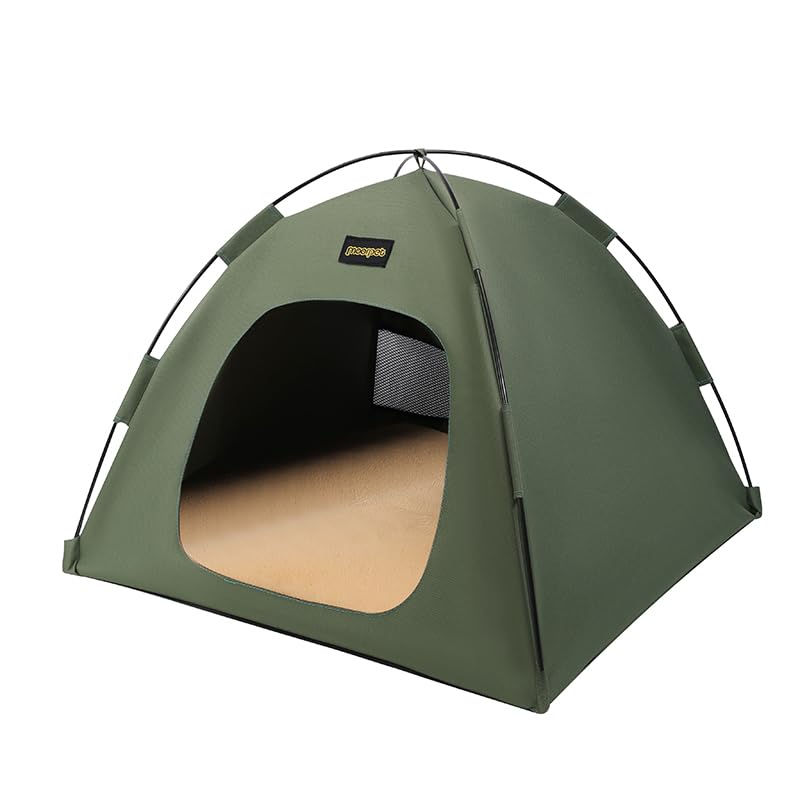 SOLAPOLLO Nidos de Tienda para Mascotas, Tienda para Gatos y Perros, Universal Cuatro Estaciones, Desmontable, Plegable, Portátil, Parasol de Viaje al Aire Libre (Verde, S)