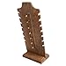 MOOCA Wooden Freestanding Necklace Holder Stand for Multiple Necklaces, Necklace Display Stand, Jewelry Display Stand for Vendor, Brown Color