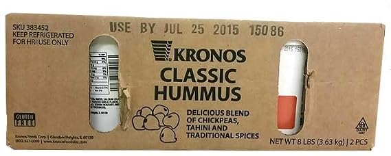 Krono Classic Hummus, 4 Pound -- 2 per case.