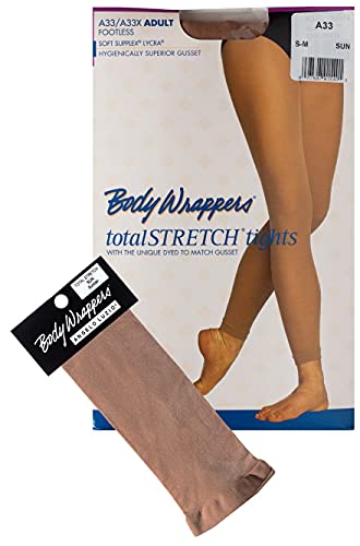 Image of TotalSTRETCH Seamless Footless Tights SUNTAN / Adult - S-M