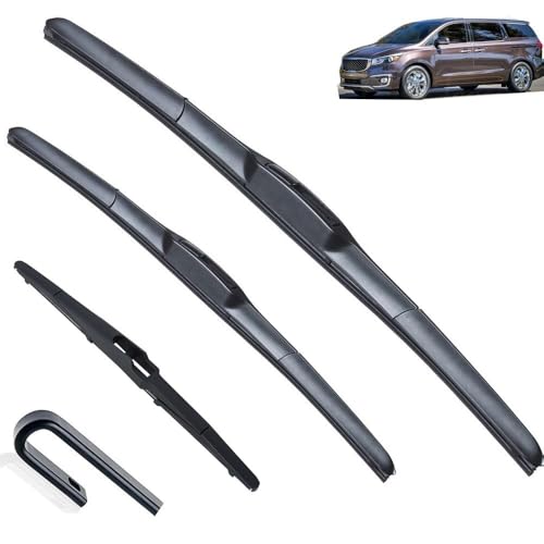 Essuie-glaces en caoutchouc pour KIA Carnival, performance durable
