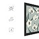 MCS Puzzle Rahmen 51x68,5 cm Schwarzer Rahmen für Fertige Puzzles, Vertikale & Horizontale Wandaufhängung Großer Bilderrahmen zur Puzzlepräsentation und -Aufbewahrung (1er-Pack)